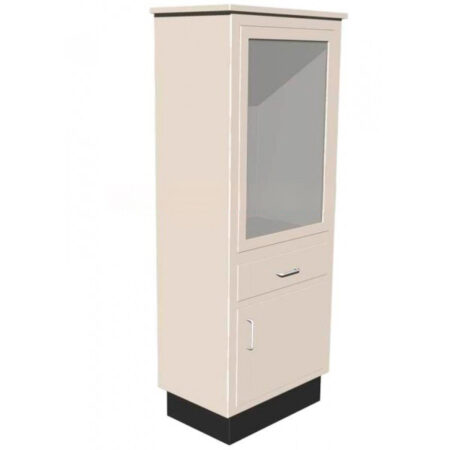 Vitrina Sencilla Esmaltada Esgo 62.5 x 40 x 153 cm sin Entrepaños