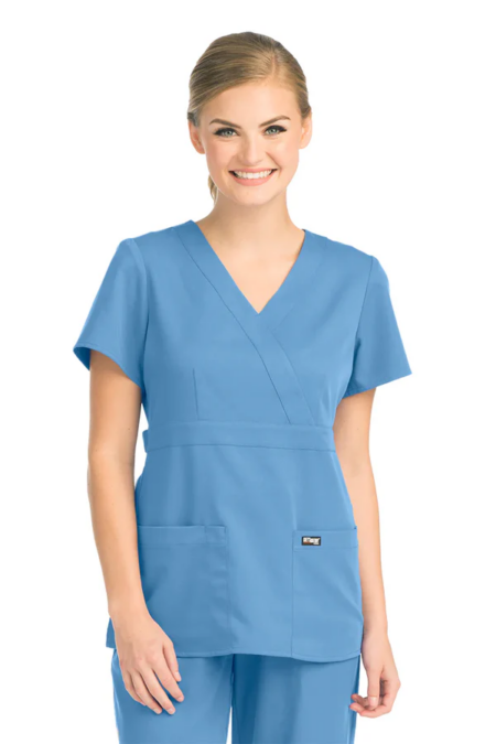Filipina para Mujer Grey’s Anatomy Spandex Stretch Emma Azul Cielo (Ciel Blue) Talla S – Cat. GRST011
