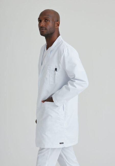 Bata Médica Grey’s Anatomy Blanca Largo Regular Talla 32 – Cat. 0914