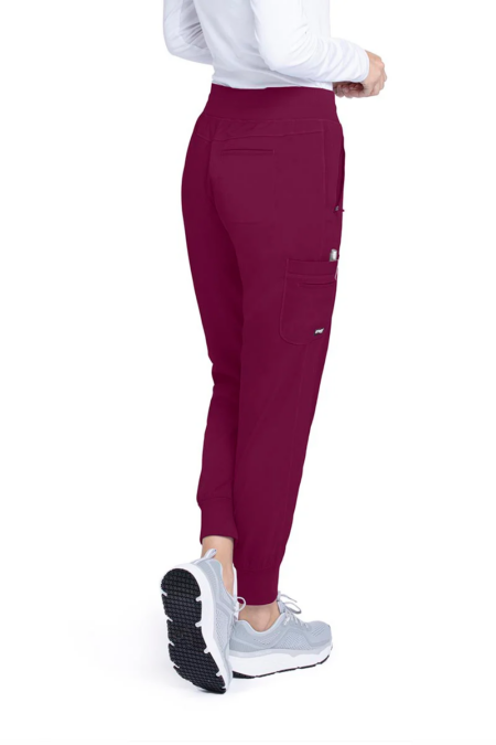 Pantalón Jogger para Mujer Grey’s Anatomy Spandex Stretch Carly Petite Vino – Cat. GRSP527P