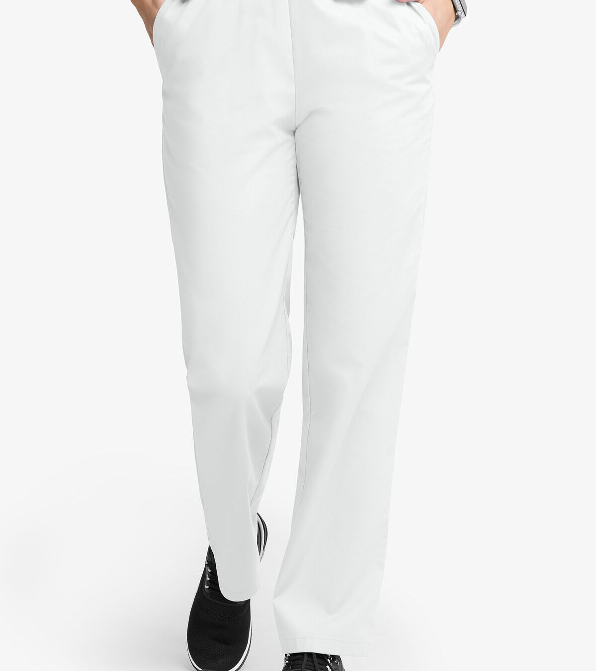 PANTALON BLANCO CON RESORTE