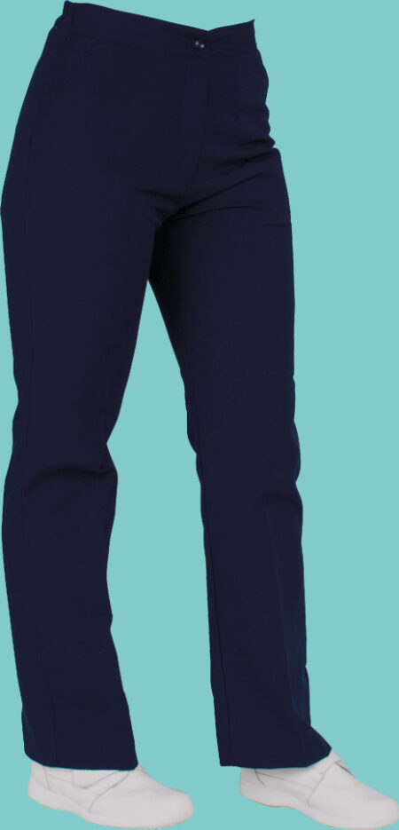 Pantalón con Pretina de Resorte para Mujer Amber Azul Marino – Cat. 10226