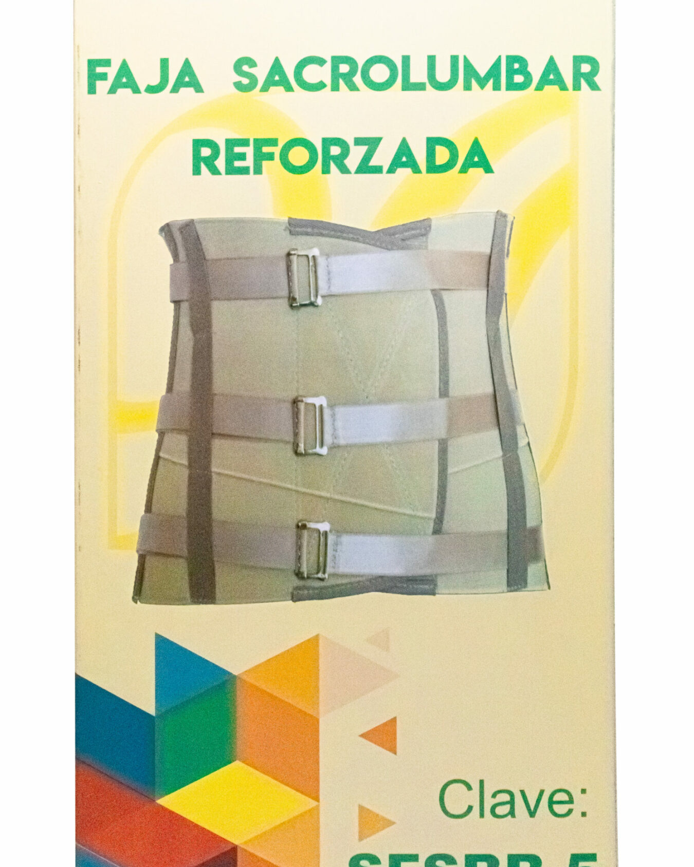 FAJA SACROLUMBRAR REFORZADA (SFSBB-5)