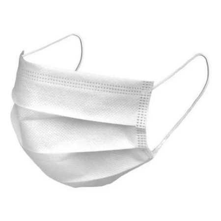 Cubrebocas Desechable SMS Blanco, 100 Piezas