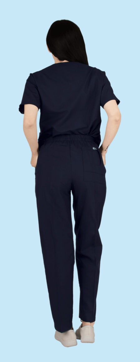 Pijama Quirúrgica para Mujer Amber Sol Azul Marino – Cat. 10419