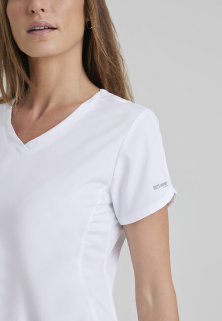 Filipina Cuello V para Mujer Grey’s Anatomy Blanco Talla M – Cat. 41423