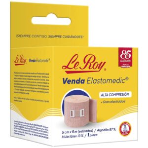 VENDA DE ALTA COMPRESION ELASTOMEDIC 5 CM X 5 M