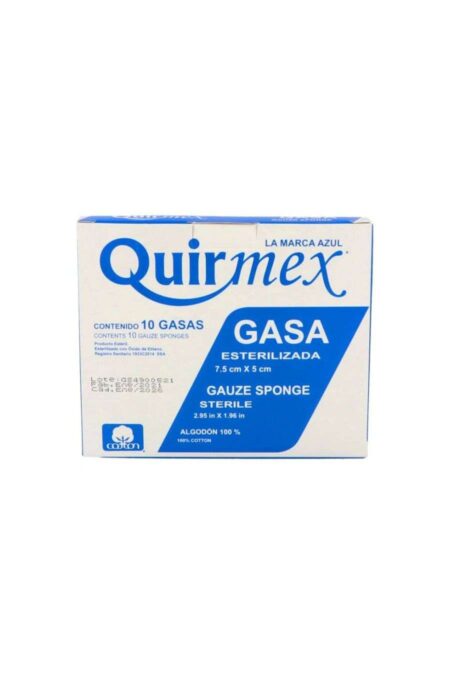 Gasa Estéril Protec 7.5 x 5 cm, 10 Piezas