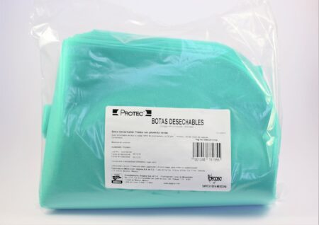 Bota para Cirujano sin Plantilla No Estéril Protec Verde, 25 Pares