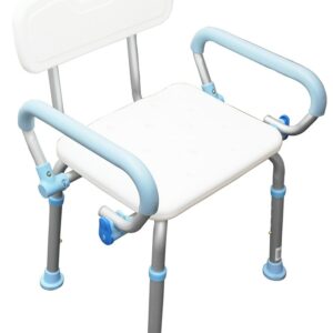 SILLA DE DUCHA CON DESCANSABRAZOS PLEGABLES SPEEDY SPD9041