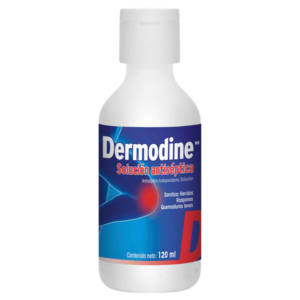 DERMODINE SOLUCION ANTISEPTICA ENV CON 120 ML