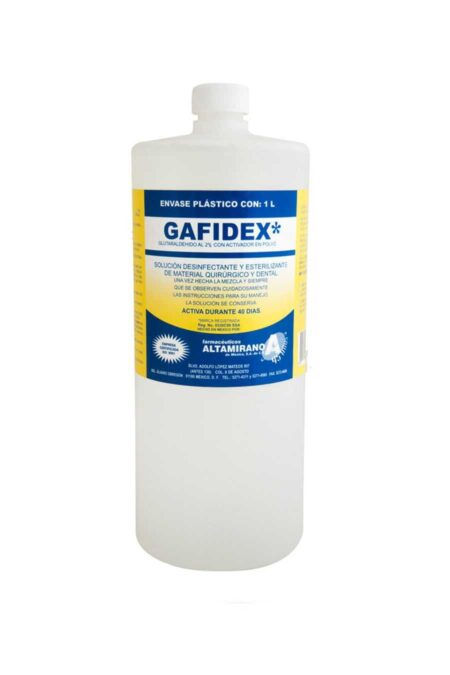 Gafidex Glutaraldehído al 2% con Activador Altamirano 1 L