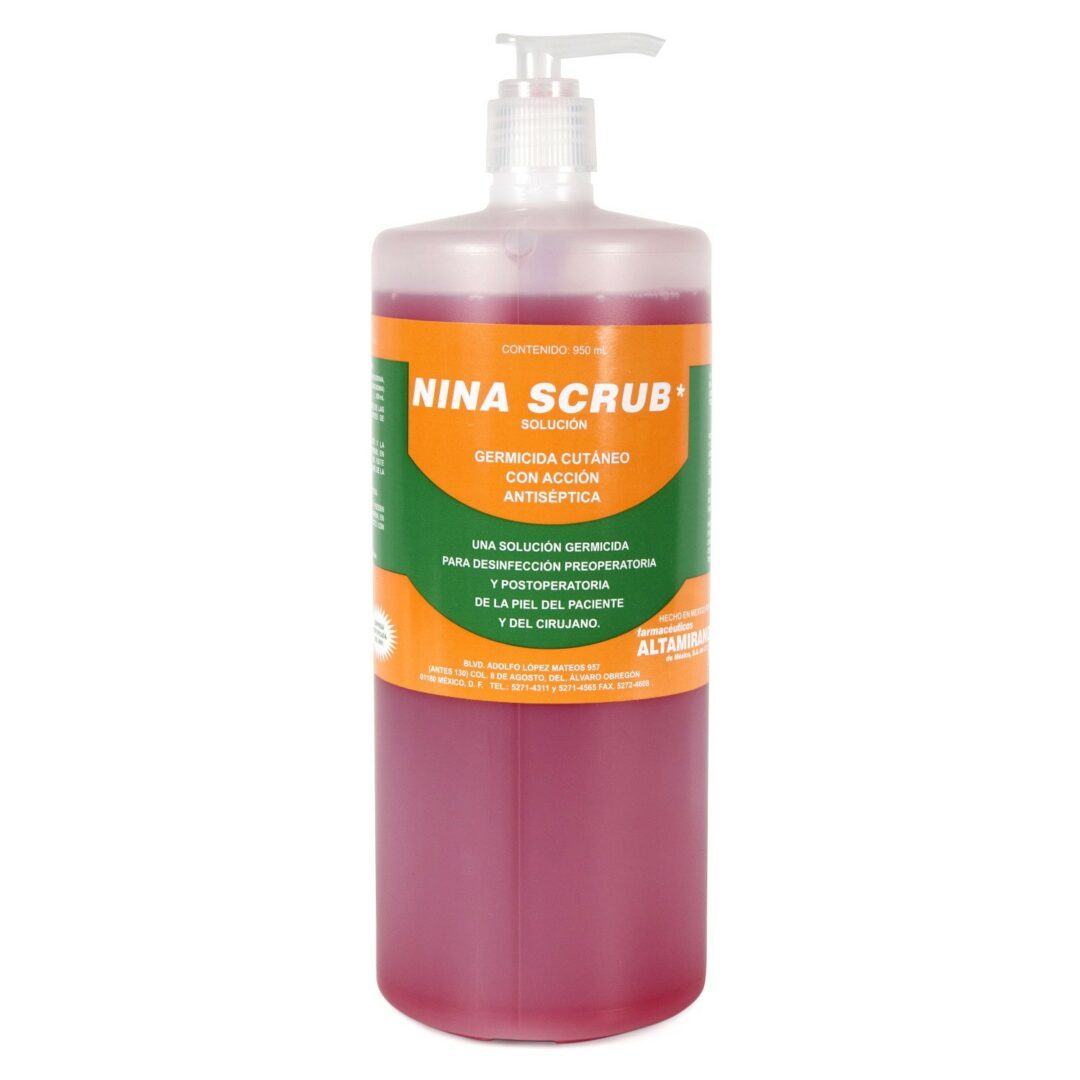 GERMICIDA CUTANEO NINA SCRUB  SOLUCION 950 ML