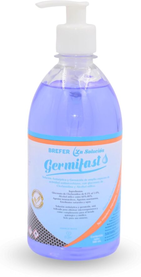 Antiséptico de Gluconato de Clorhexidina y Alcohol Germifast Glucoderm