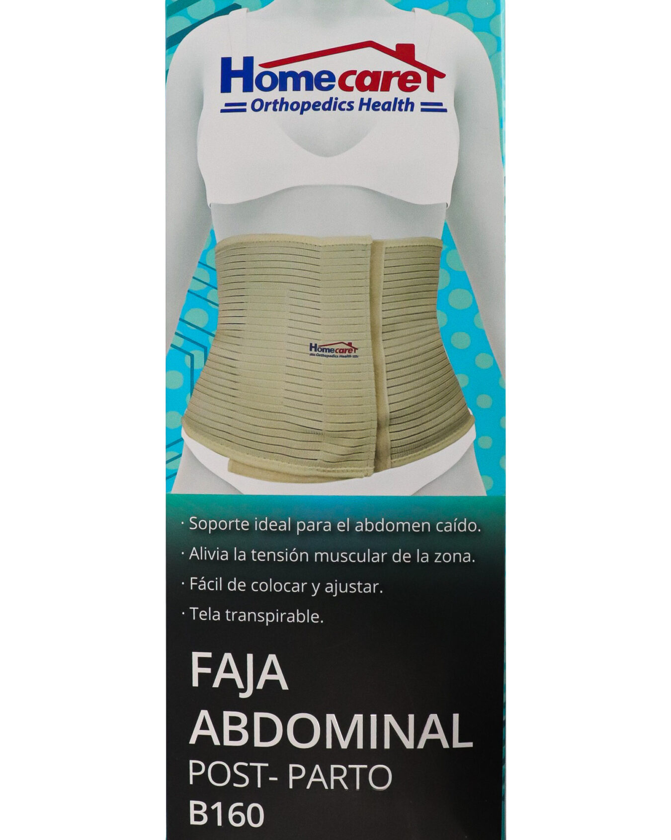 FAJA ABDOMINAL POST – PARTO (B160) COLOR BEIGE