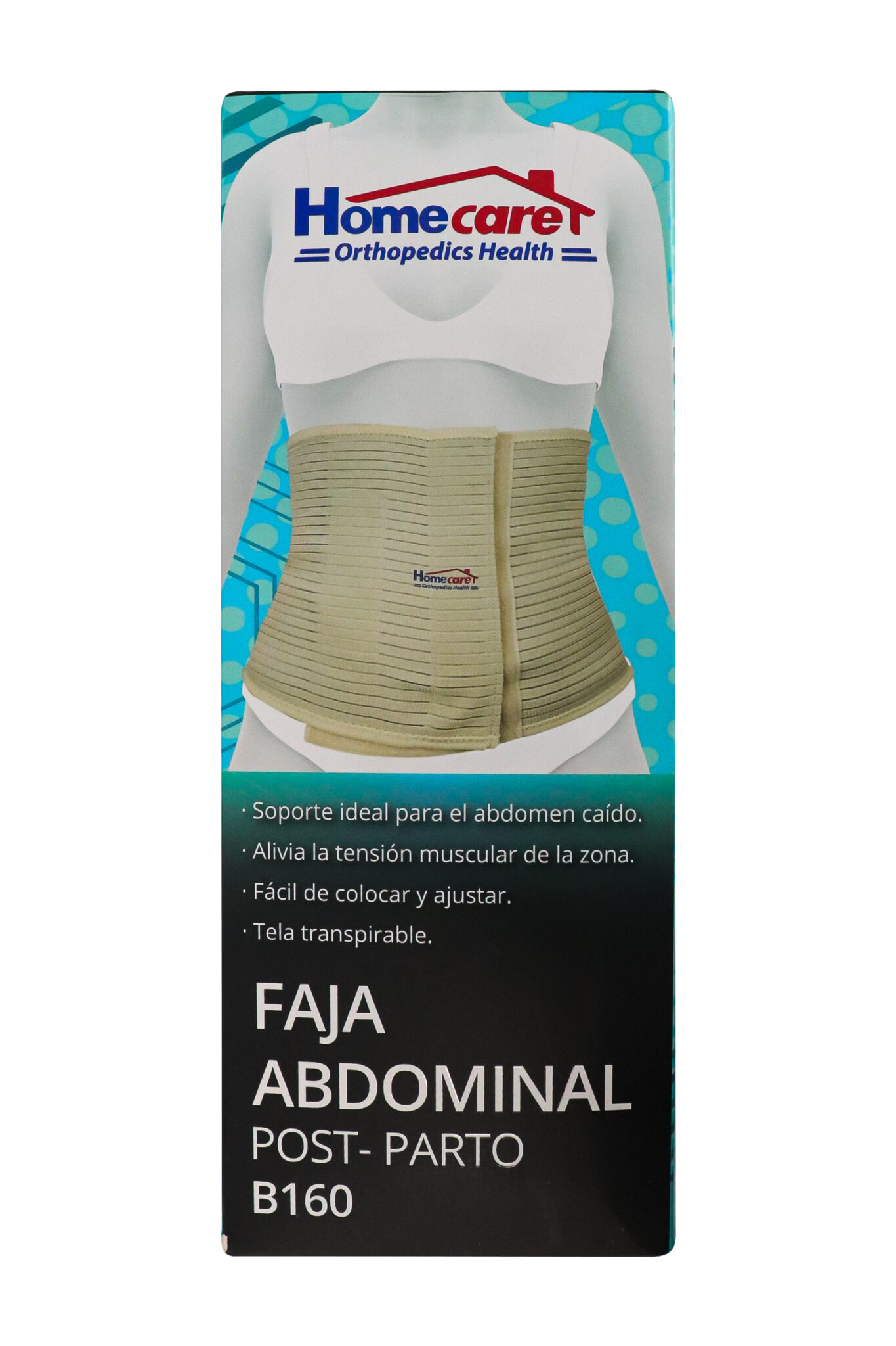 FAJA ABDOMINAL POST - PARTO (B160) COLOR BEIGE