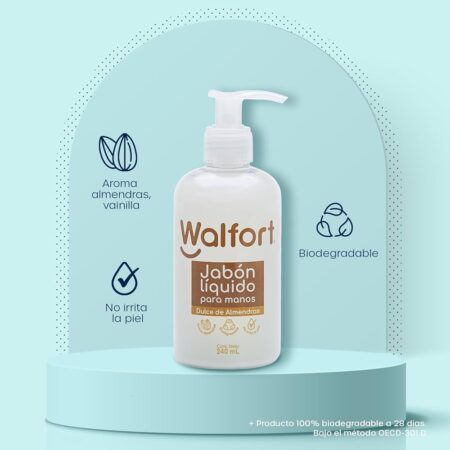 Jabón Líquido para Manos Walfort Almendras 240 ml