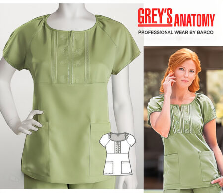 Filipina para Mujer Grey’s Anatomy Verde Olivo Talla M – Cat. 41284