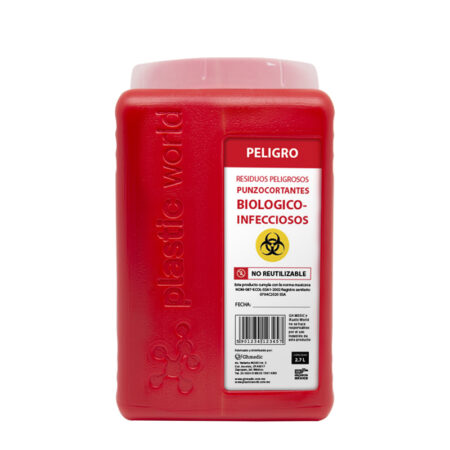 Recolector de Punzocortantes GH Medic 2.7 L