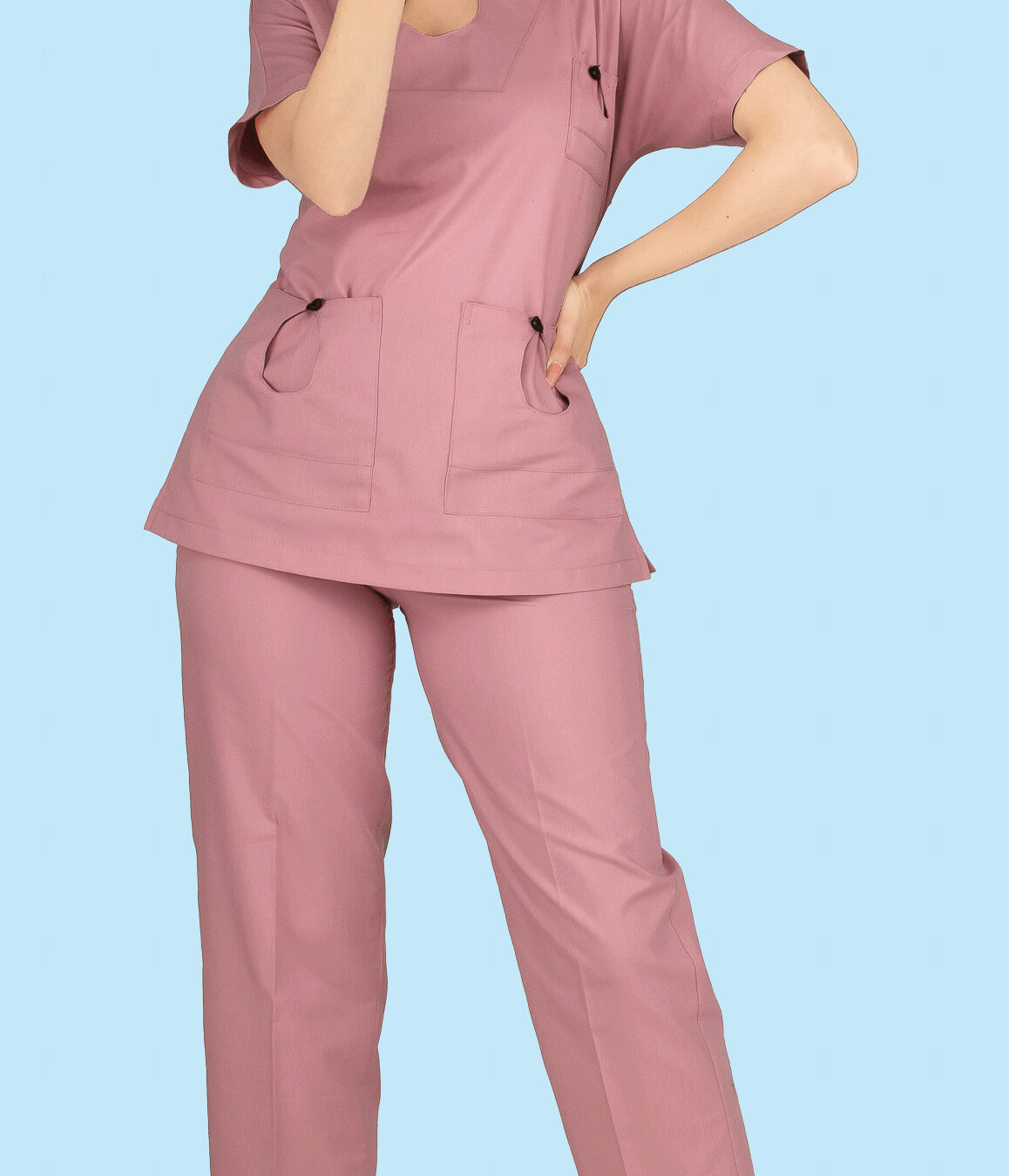 PIJAMA QCA PALO DE ROSA TALLA MEDIANA 10419