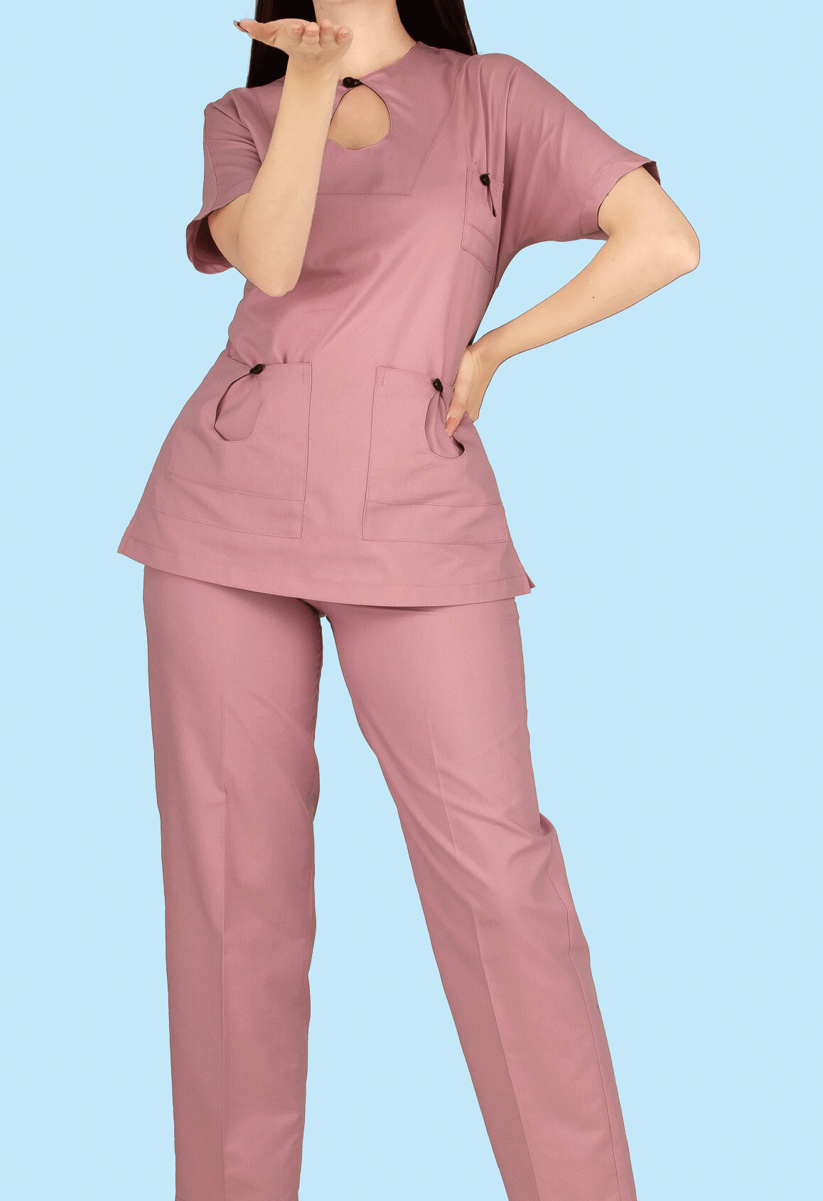 PIJAMA QCA PALO DE ROSA TALLA MEDIANA 10419