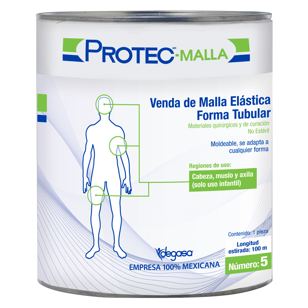 VENDA DE MALLA ESLASTICA TUBULAR #5 100M