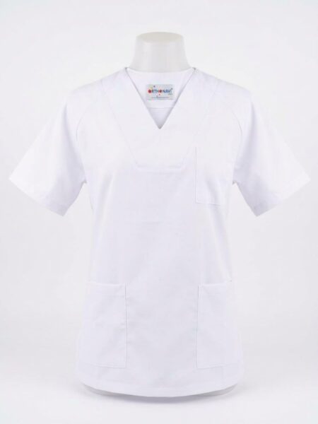 Pijama Quirúrgica Unisex Orthomavi Popelina Blanco