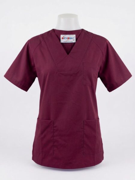 Pijama Quirúrgica Unisex Orthomavi Popelina Vino