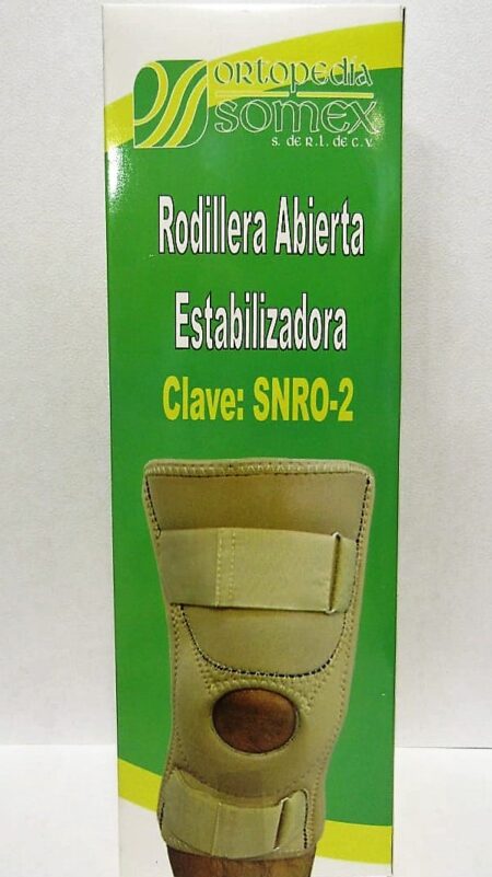 Rodillera Abierta para Ligamento Cruzado Somex