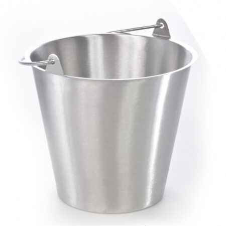 Cubeta de Acero Inoxidable Tipo IMSS 12 L Esgo – Cat. CUB001