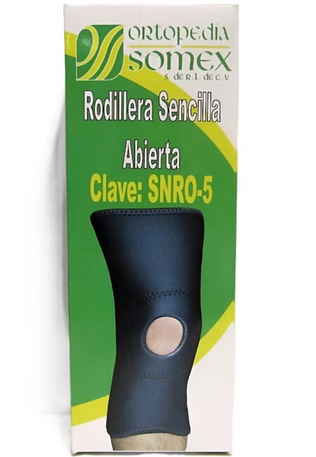 Rodillera Sencilla Abierta de Neopreno Somex – Cat. SNRO-5