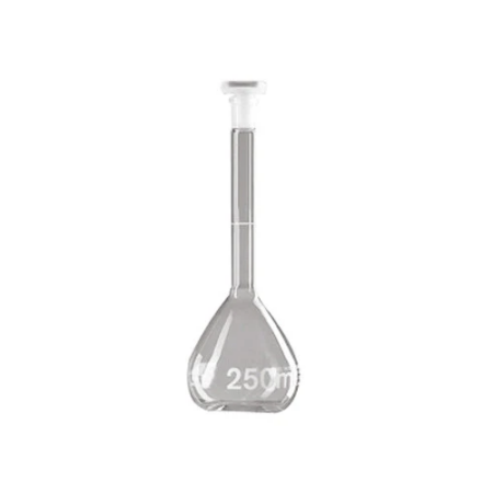 Matraz Volumétrico Clase A con Tapón de Plástico Velaquin 500 ml