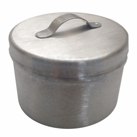 Torundero de Acero Inoxidable con Tapa 500 ml