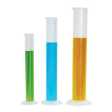 Probeta de Plástico (PP) con Escala en Relieve Velaquin 100 ml