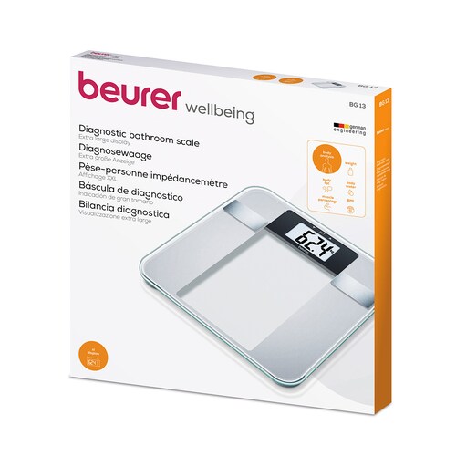 BASCULA DE DIAGNOSTICO BEURER WELLBEING