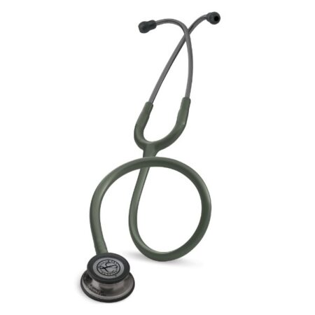 Estetoscopio Littmann Classic III Verde Oliva Acabado Humo