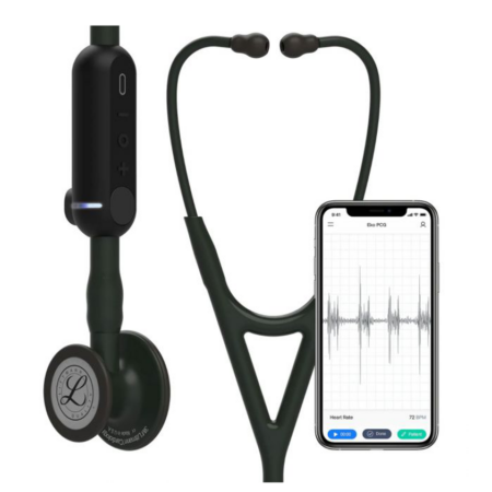 Estetoscopio Digital Littmann CORE Negro – Cat. 8480