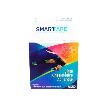 Cinta Kinesiológica Adherible Smartech 5 cm x 5 m