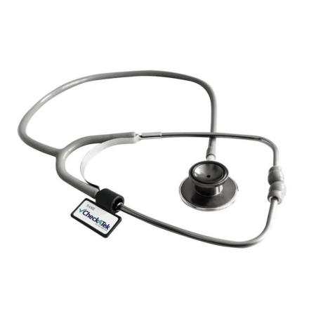 Estetoscopio Adulto de Doble Campana Checkatek Gris – Cat. E1-3D