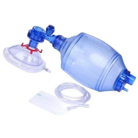 Resucitador Manual (Ambu) para Adulto Hergom con Válvula PEEP