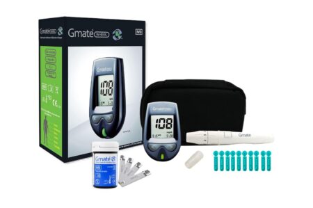 Glucómetro Gmate Wheel DL Kit con Accesorios