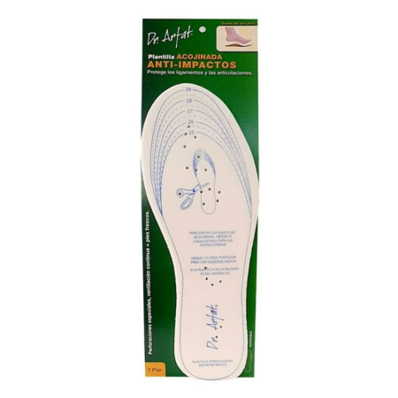 Plantillas Anti-Impacto Acojinadas Feet & Foot Talla 25-30, 1 Par