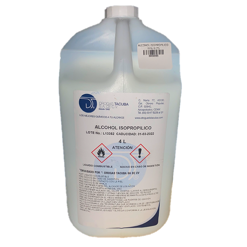 ALCOHOL ISOPROPILICO  4 L