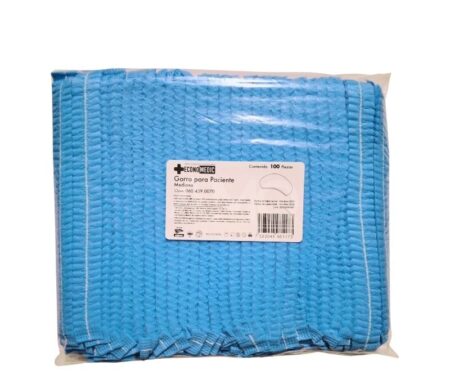 Gorro para Paciente y Enfermera Le Roy Azul, 100 Piezas