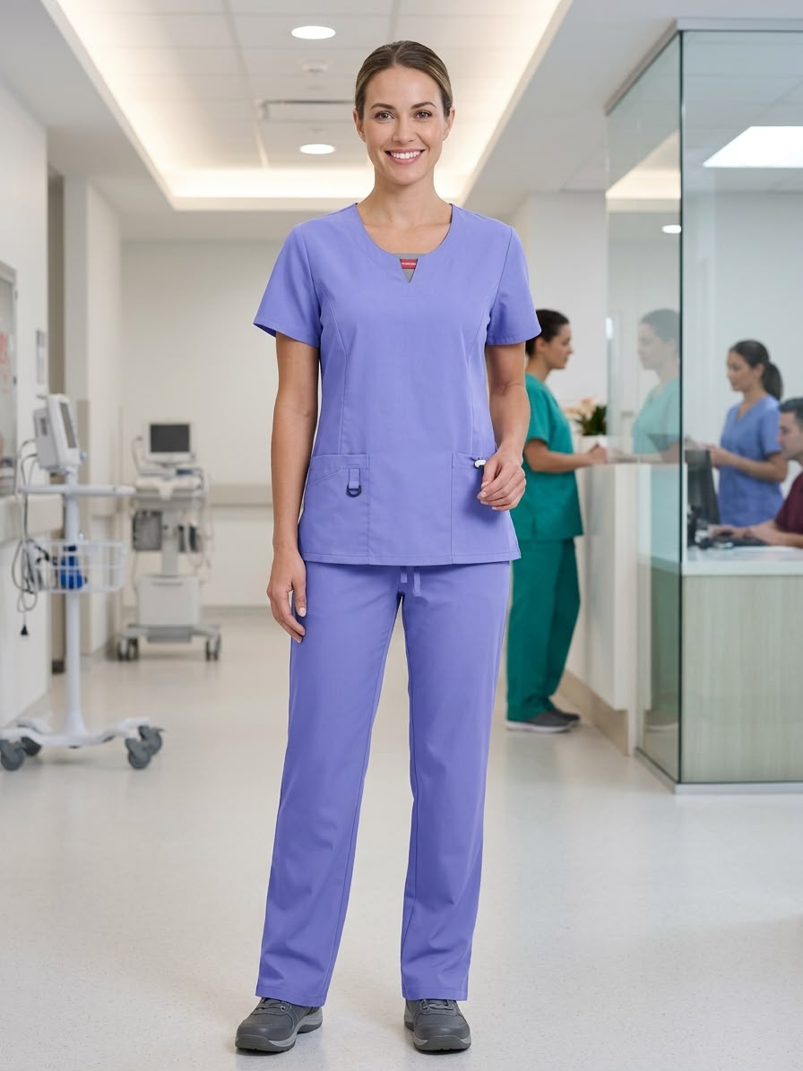 PIJAMA MEDICA  TALLA XL COLOR PWTW (LILA)