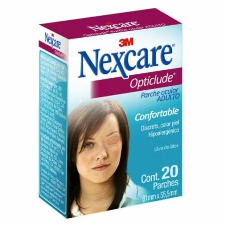 Parche Ocular Opticlude Nexcare 3M, Caja con 20