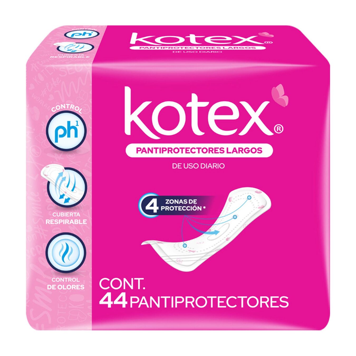 PROTECTORES DIARIOS LARGOS C/44 PZAS