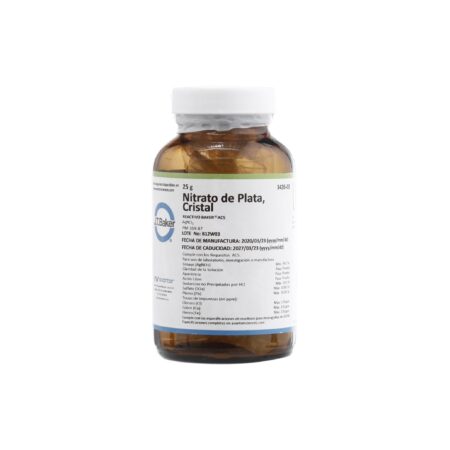 Nitrato de Plata en Cristales J.T. Baker 25 g