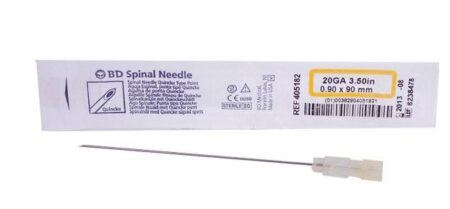 Aguja Espinal BD Quincke 20G x 90 mm (3.5″)