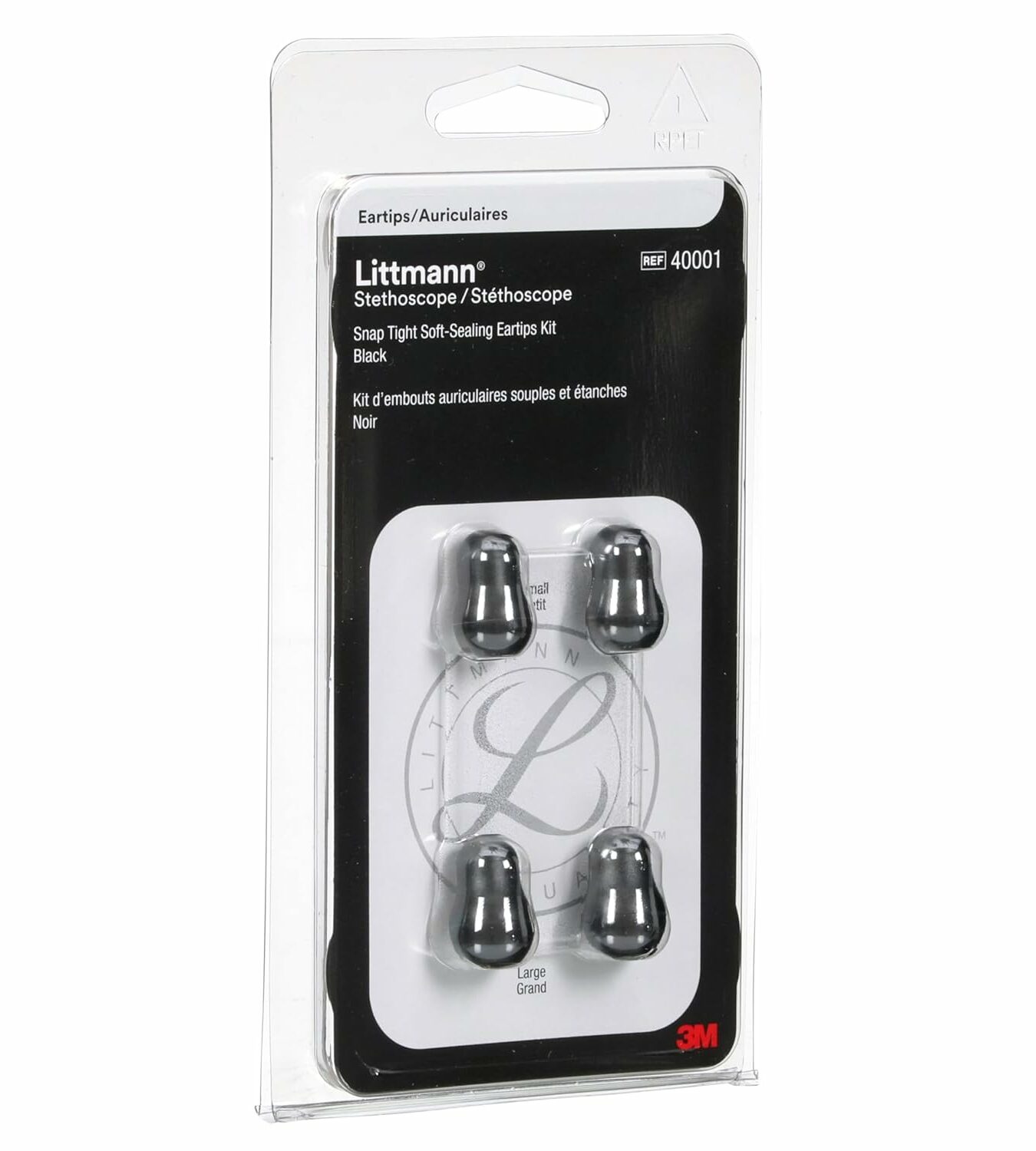 KIT DE OLIVAS CH/G NEGRO REF 40001 ORIGINALES LITTMANN®